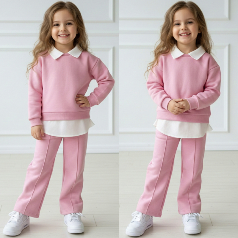 Timeless Streetwear Set - roze