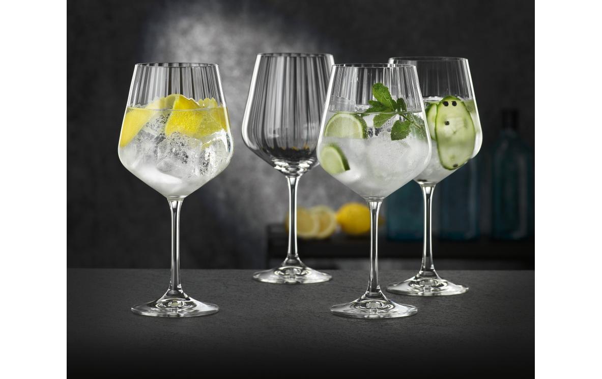 Gin & Tonic Glas, 4 StückGläser-Set aus Kristallglas