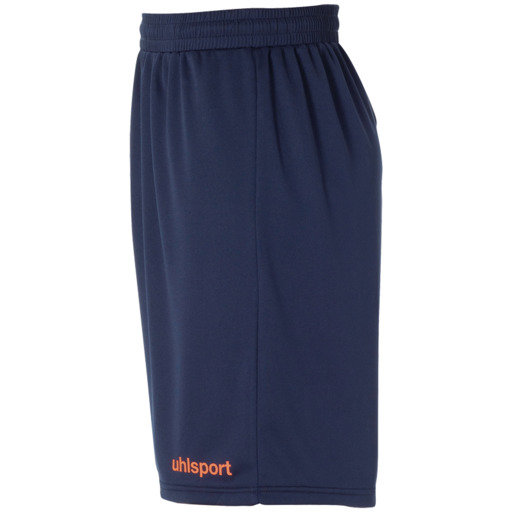 Calções básicos sem derrapagem Center Azul Marinho/Vermelho Fluorescente Uhlsport