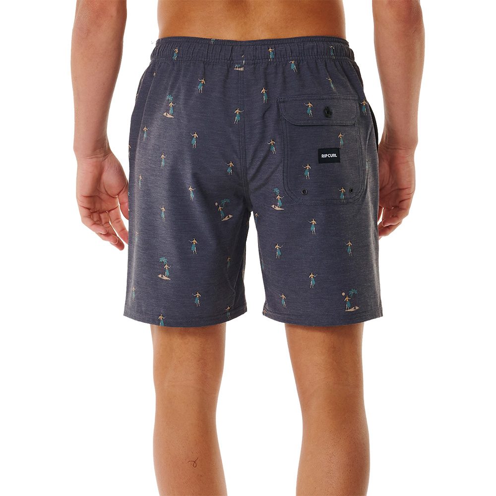 Rip Curl Hula Breach Volley Badeshorts Herren schwarz