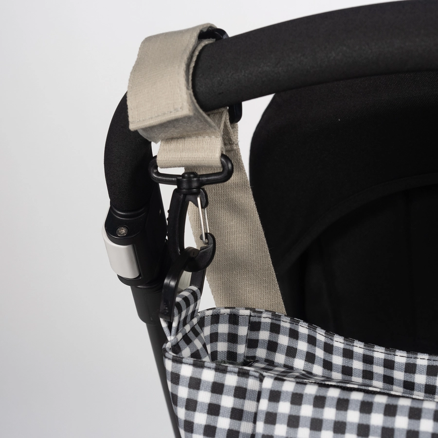 Walking Mum Wickeltasche I Love Vichy Schwarz
