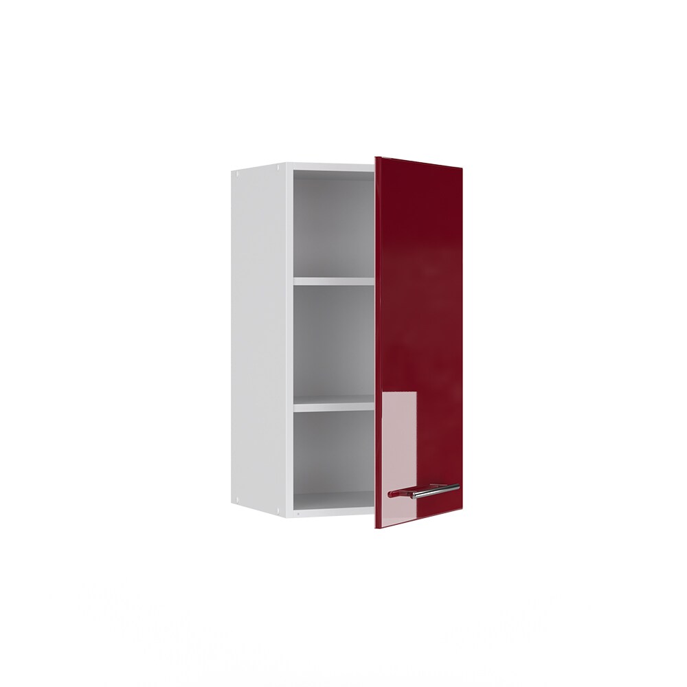 VICCO Hängeschrank 40 cm Bordeaux Hochglanz Küchenschrank Hängeschrank Küchenzeile Fame-Line