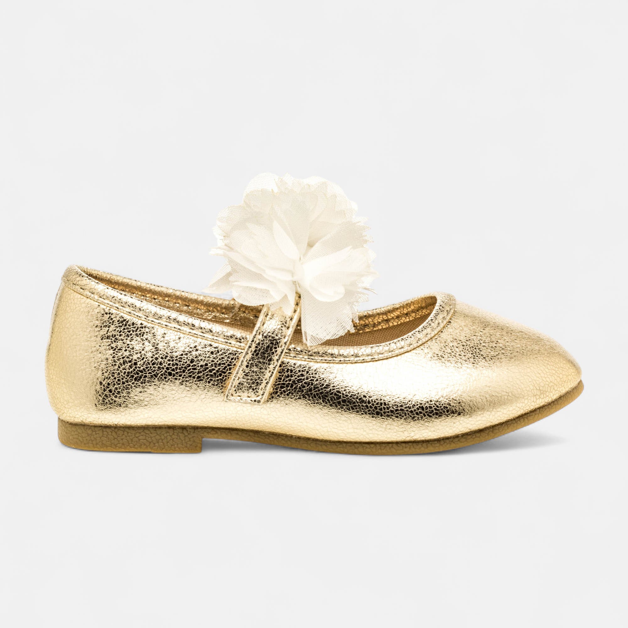 Ballerines Fille or