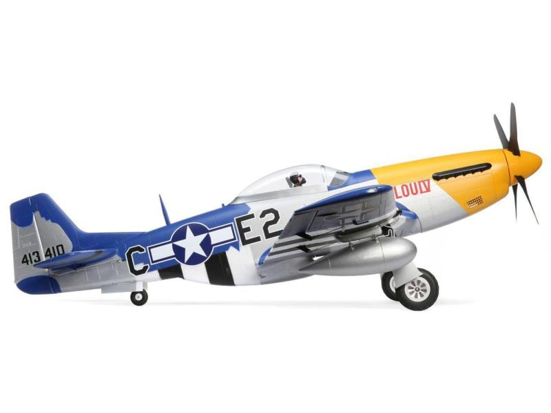 E-flite Flugzeug P-51D Mustang 1500 mm BNF Basic Warbird