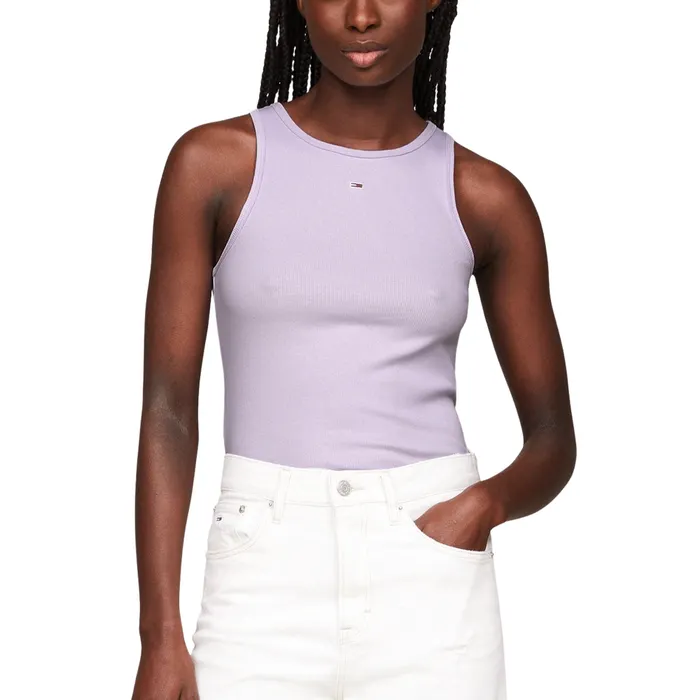 Tommy Hilfiger Essential Slim Rib-Knit Tanktop Dames