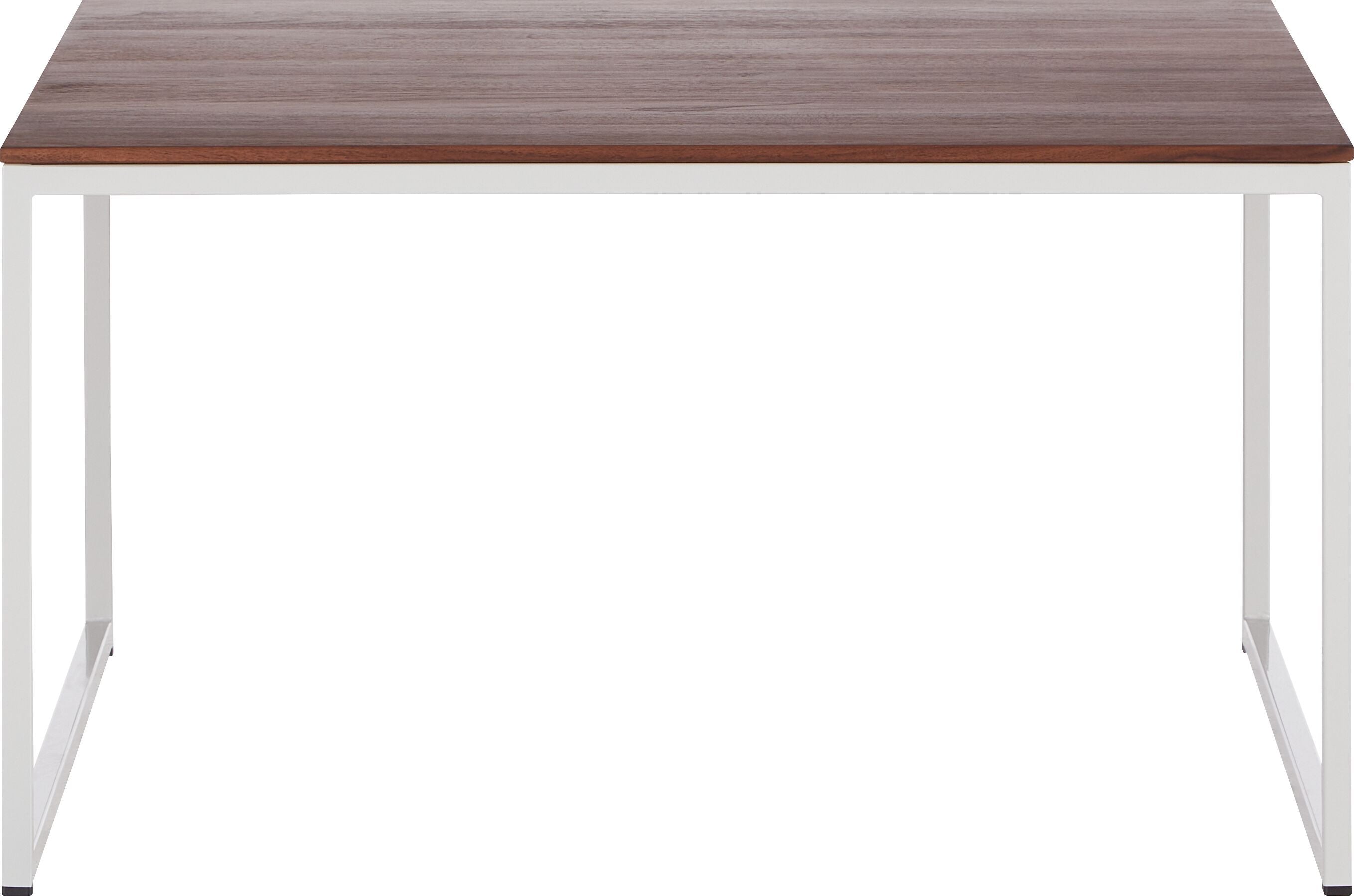 AVEA Salontisch - Nussbaum massiv / grau / B: 65.0 cm x T: 65.0 cm x H: 36.0 cm