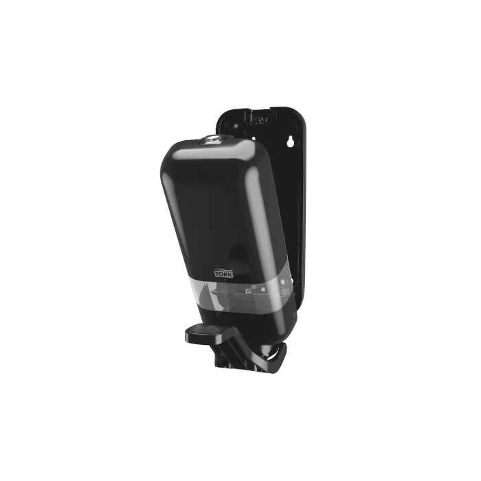 Tork S4 Zeep en Handdesinfectie Dispenser vervanger van 560109 -  564108 met Armbeugel, Zwart
