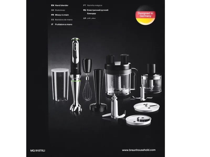 Braun MultiQuick 9 MQ 9187XLI blender