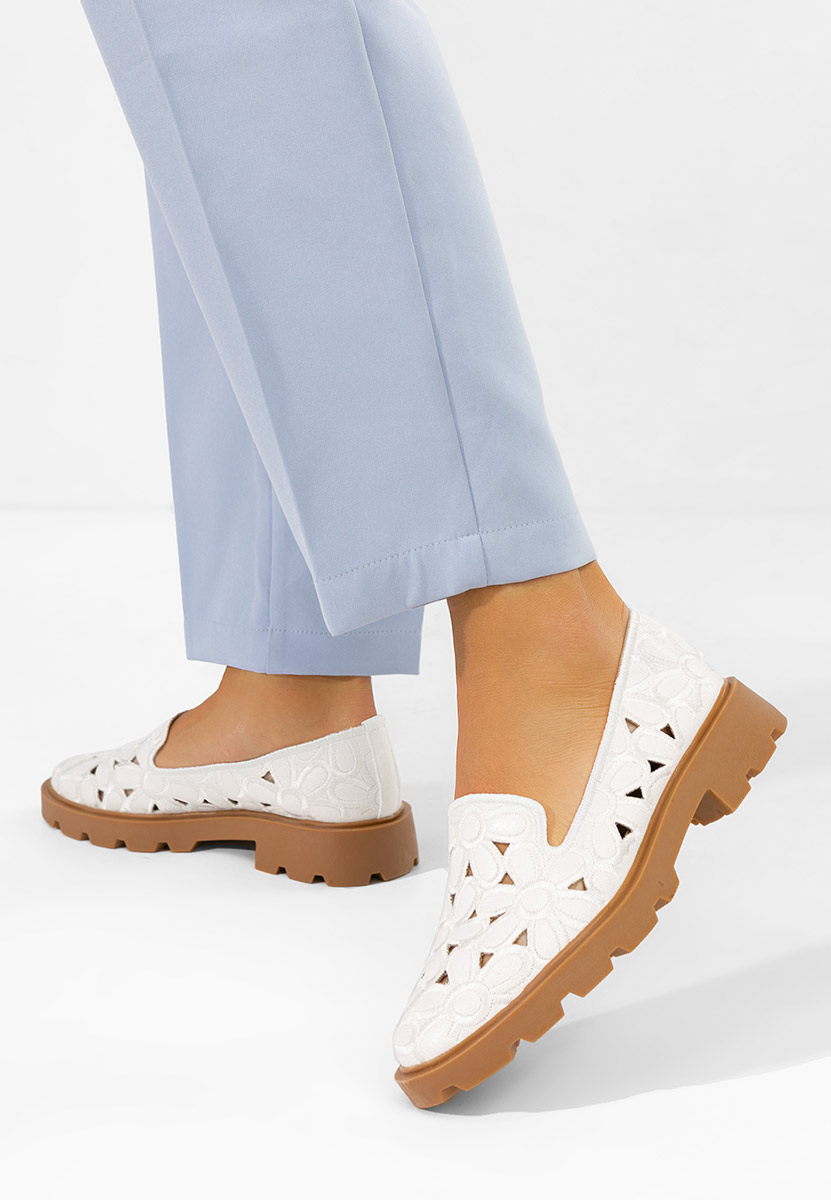 Chaussures casual femme blancs Sorika