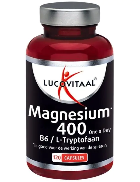 Magnesium 400 met Vitamine B6 & L-Tryptofaan