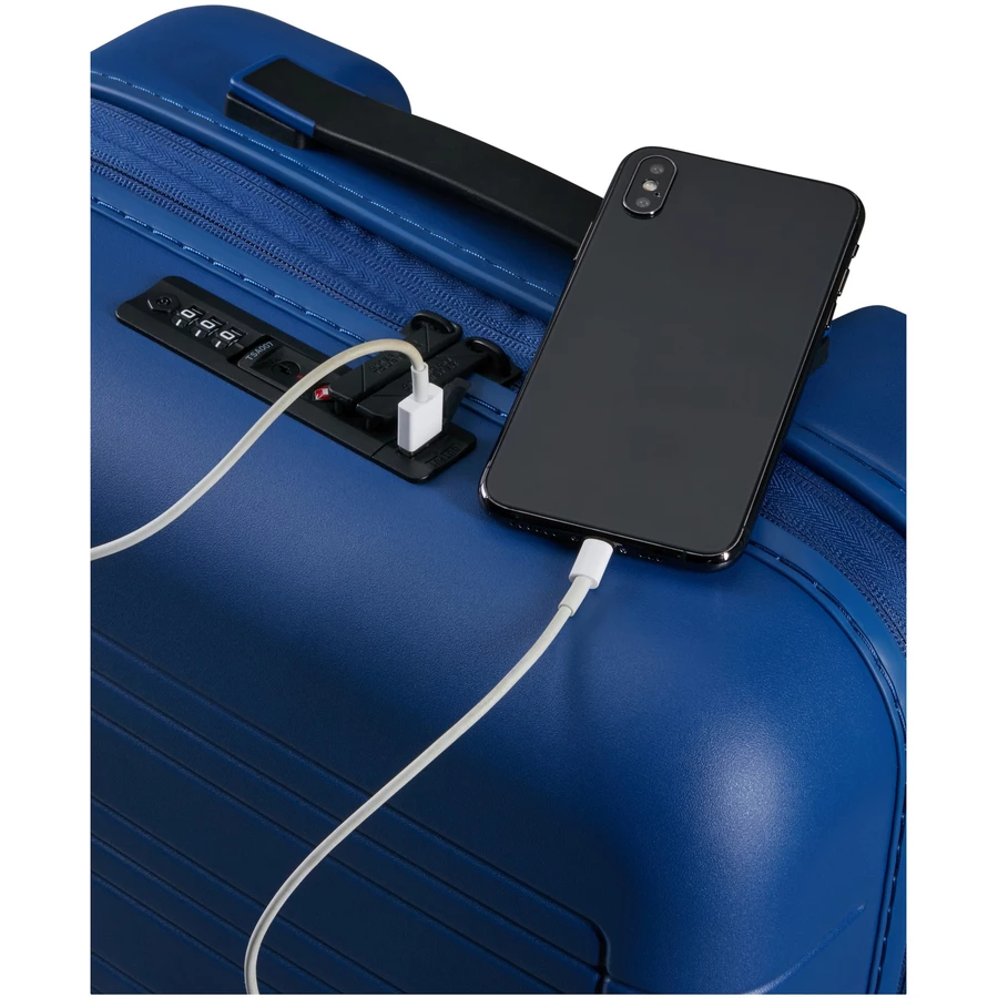 American Tourister Novastream - 4-Rollen Kabinentrolley 55 cm erw. navy blue
