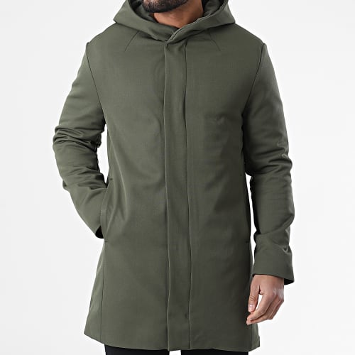 Manteau A Capuche M-S-3333 Vert Kaki