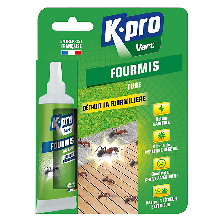 Tube anti-fourmis gel Kapo vert 100% naturel 20g