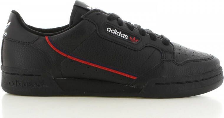 Adidas Continental 80 Heren Sneakers Core Black Scarlet Collegiate Navy