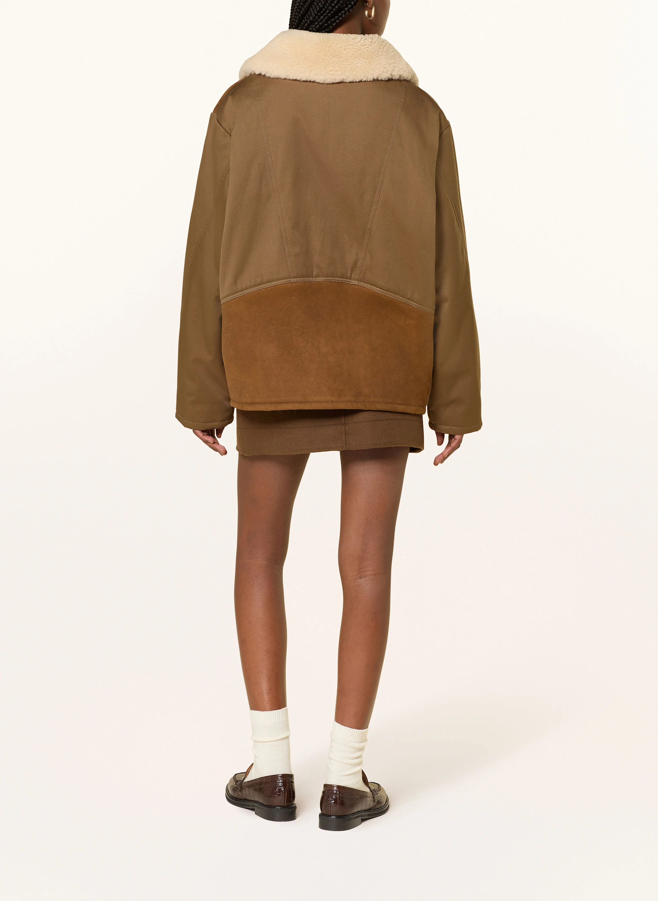SANDRO Jacke im Materialmix