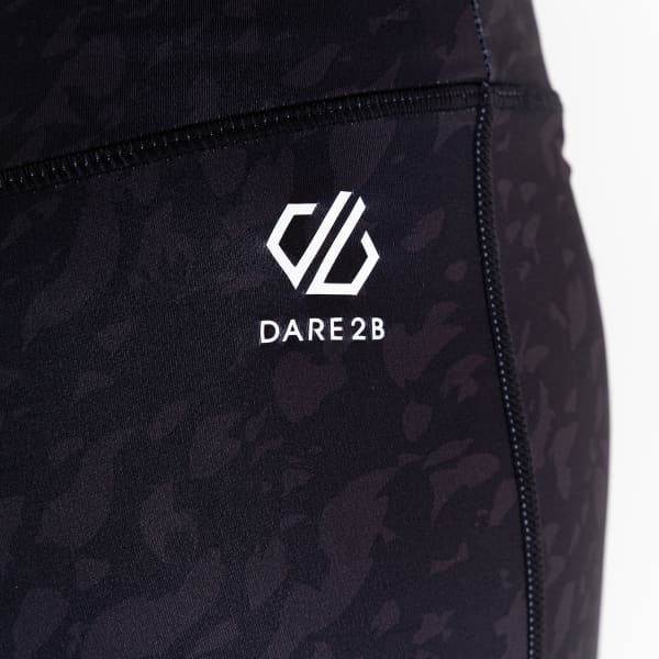 Collant running DARE 2B W INFLUENTIAL 3/4 BLK CIRE FLW LF