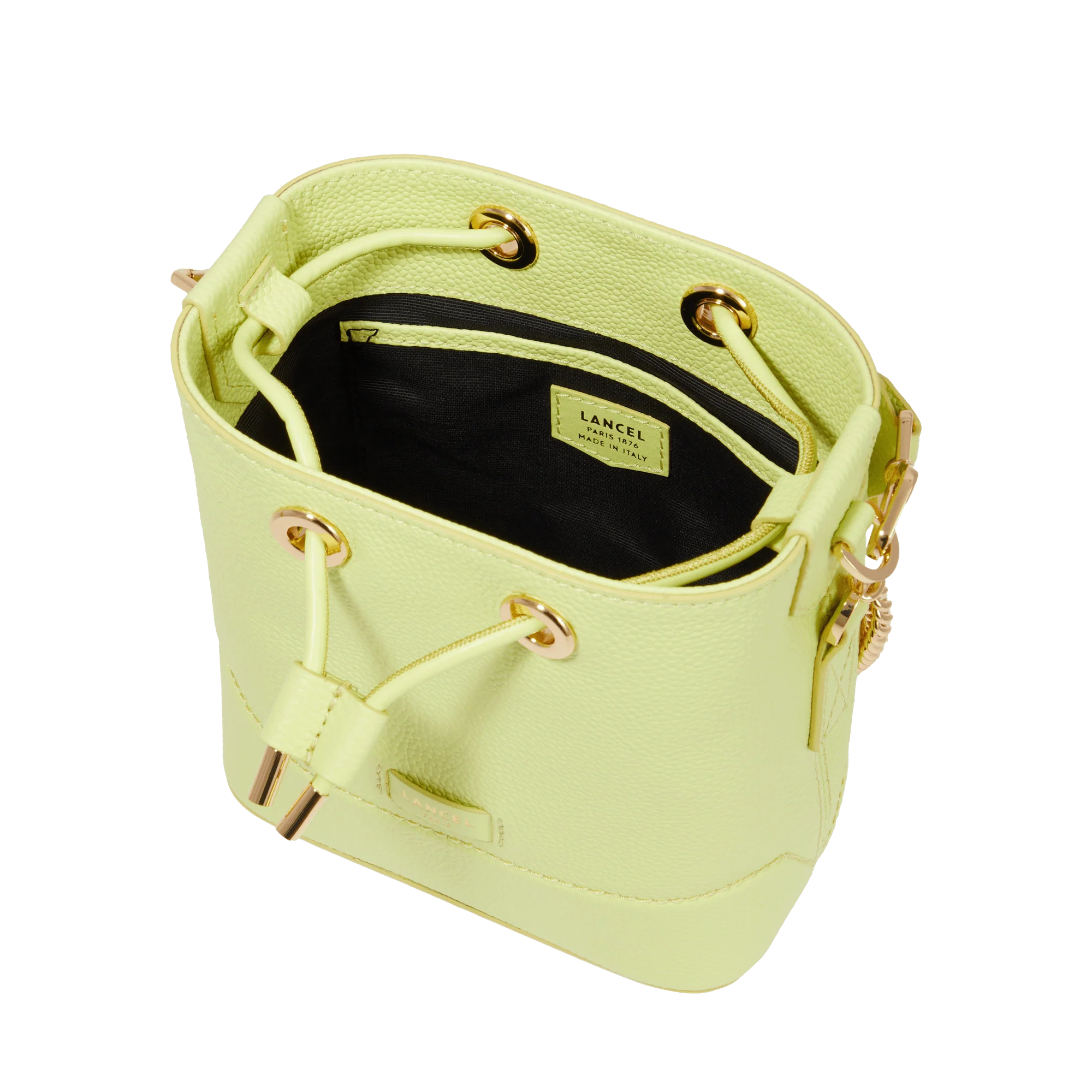 S bucket bag Ninon de Lancel-Citron Vert