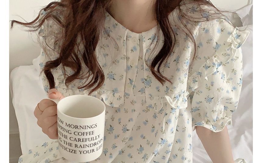 Sadelle - Pyjamaset met bloemenprint