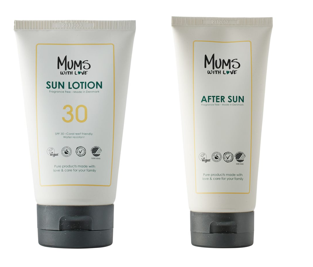 Mums With Love - Sun Lotion SPF 30 150 ml + Aftersun 200 ml - Solcreme