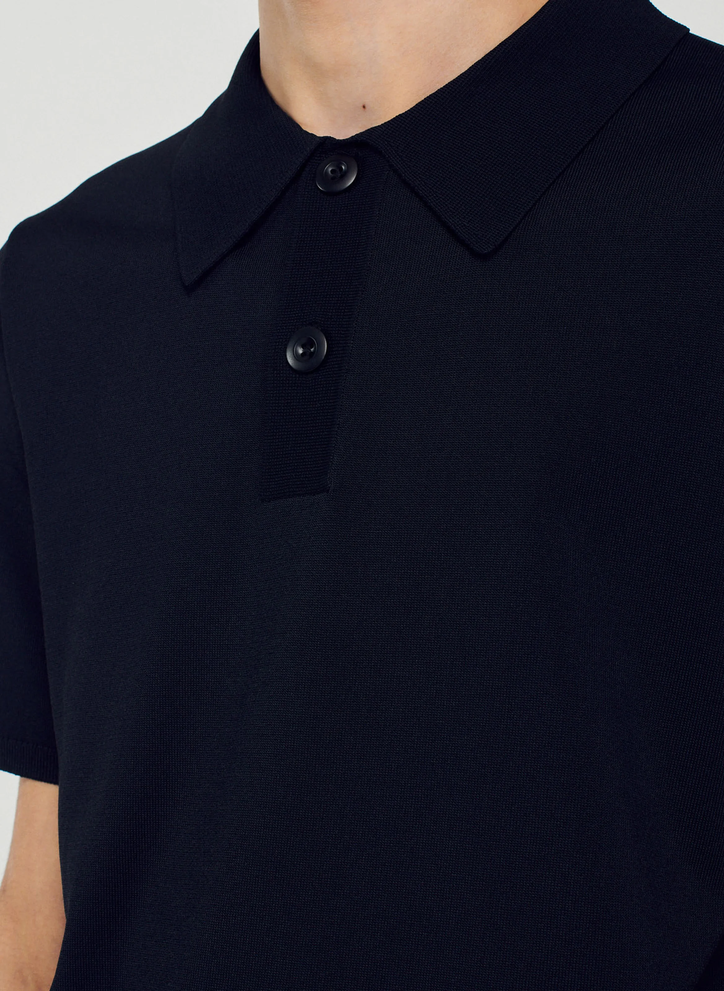 Polo regular fit| Noir