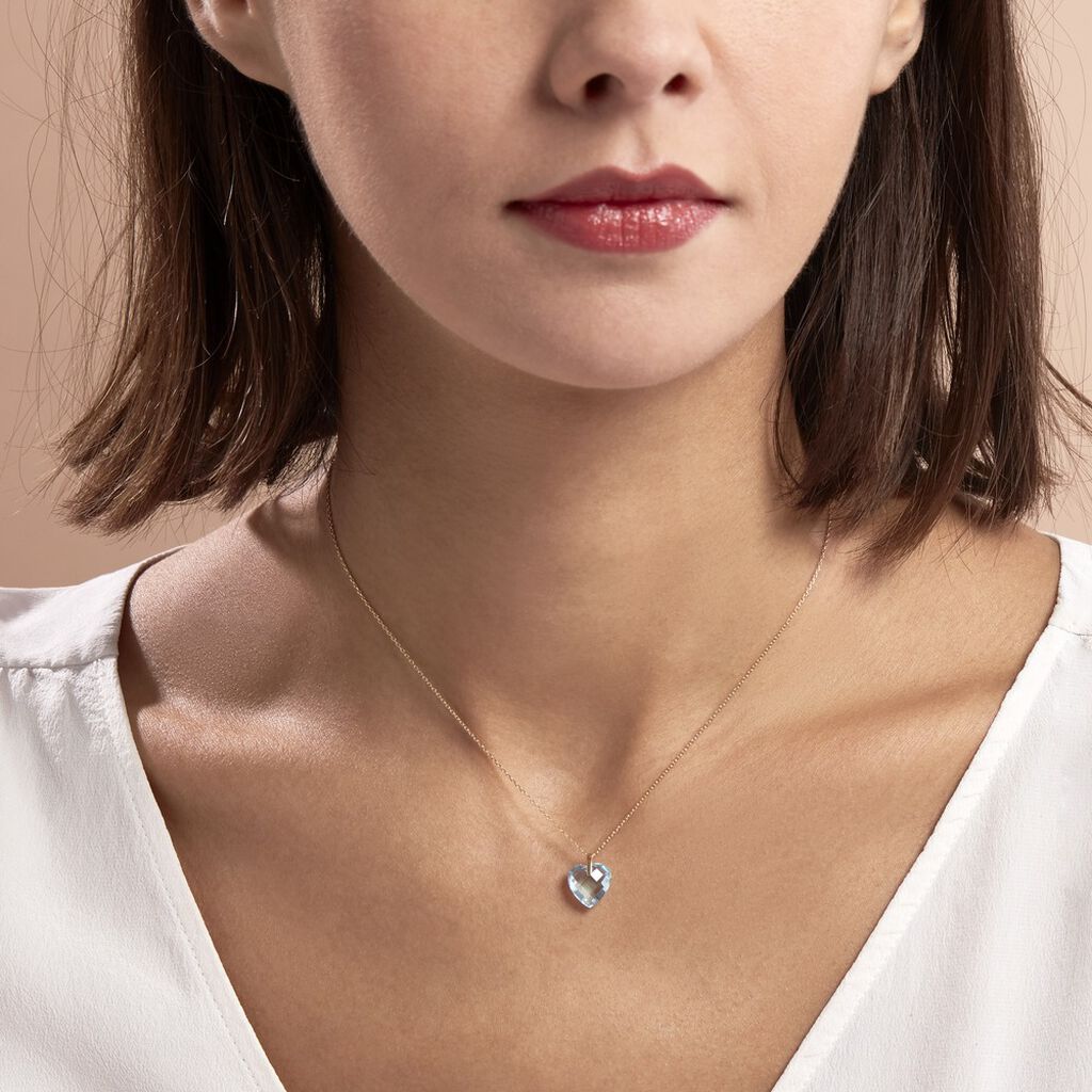 Collier Ludmille Or Jaune Topaze
