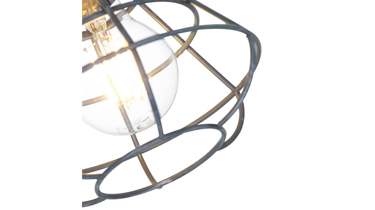 Plafondlamp 1579GR Geurnesey B27 x D14 cm