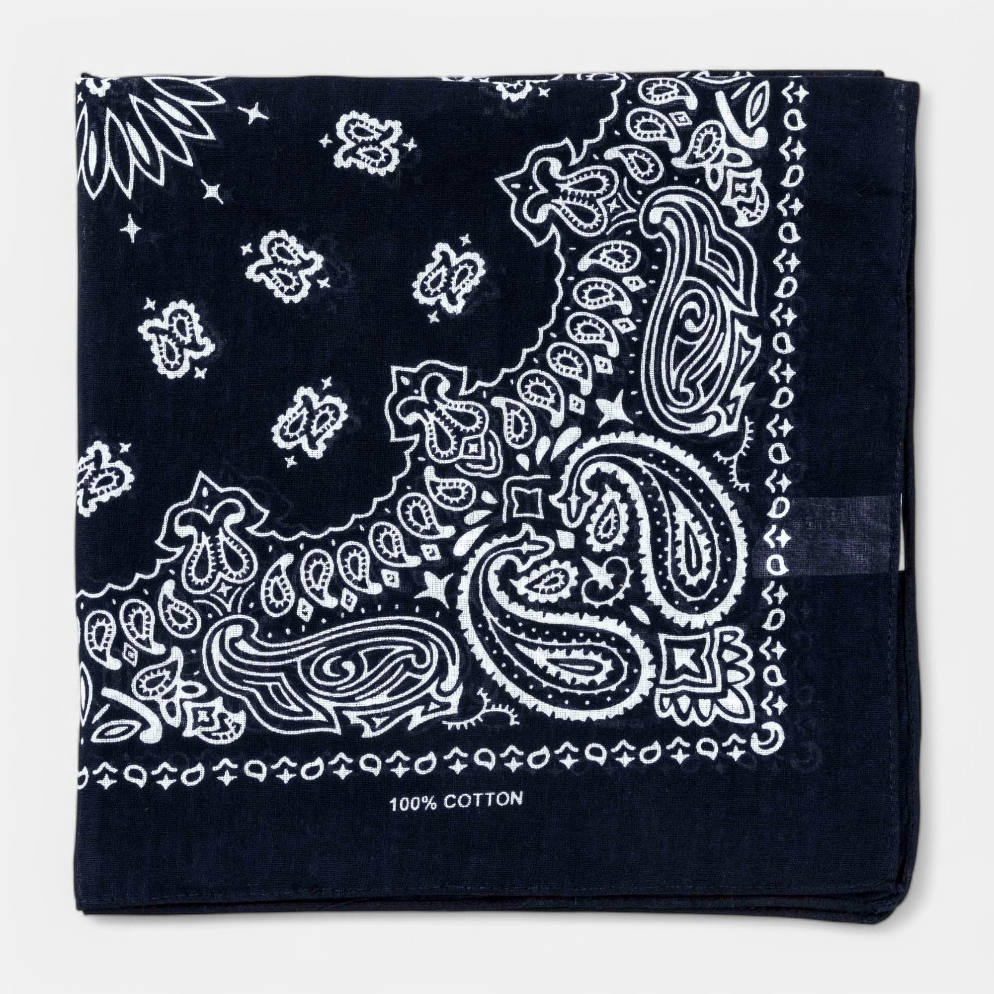Foulard bleu marine