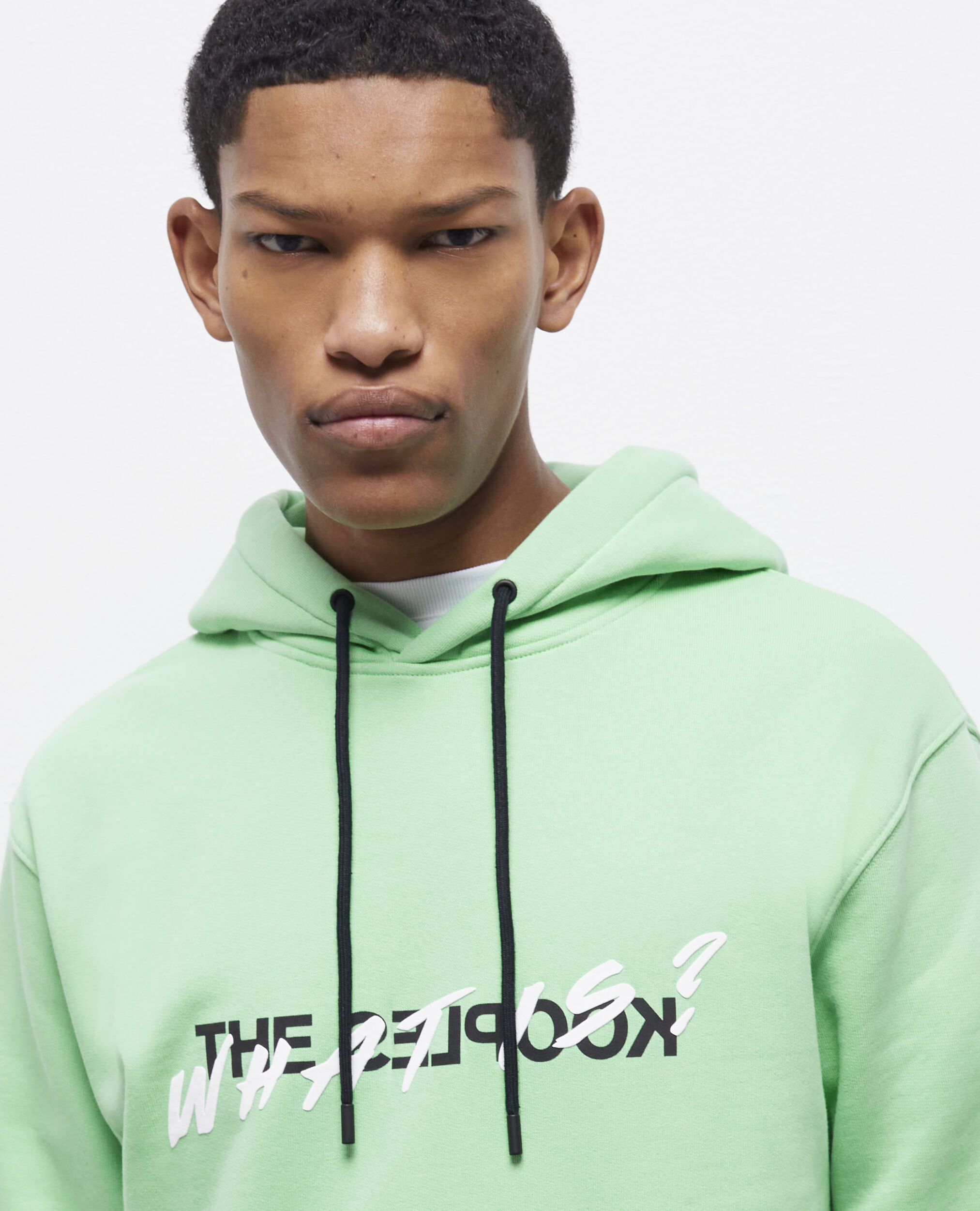 Sweatshirt à capuche What is vert
