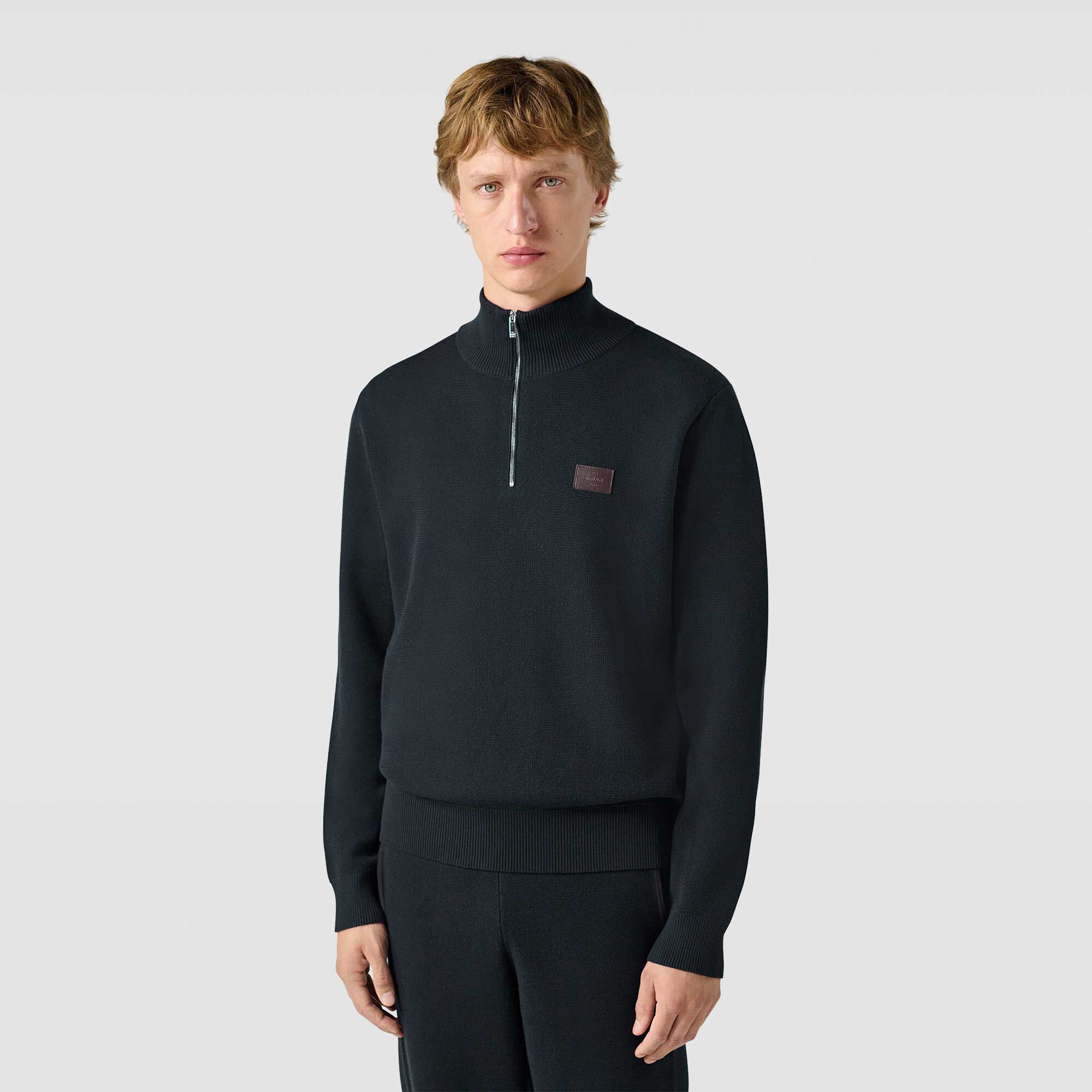Pull Avec Col Zippe Shadow