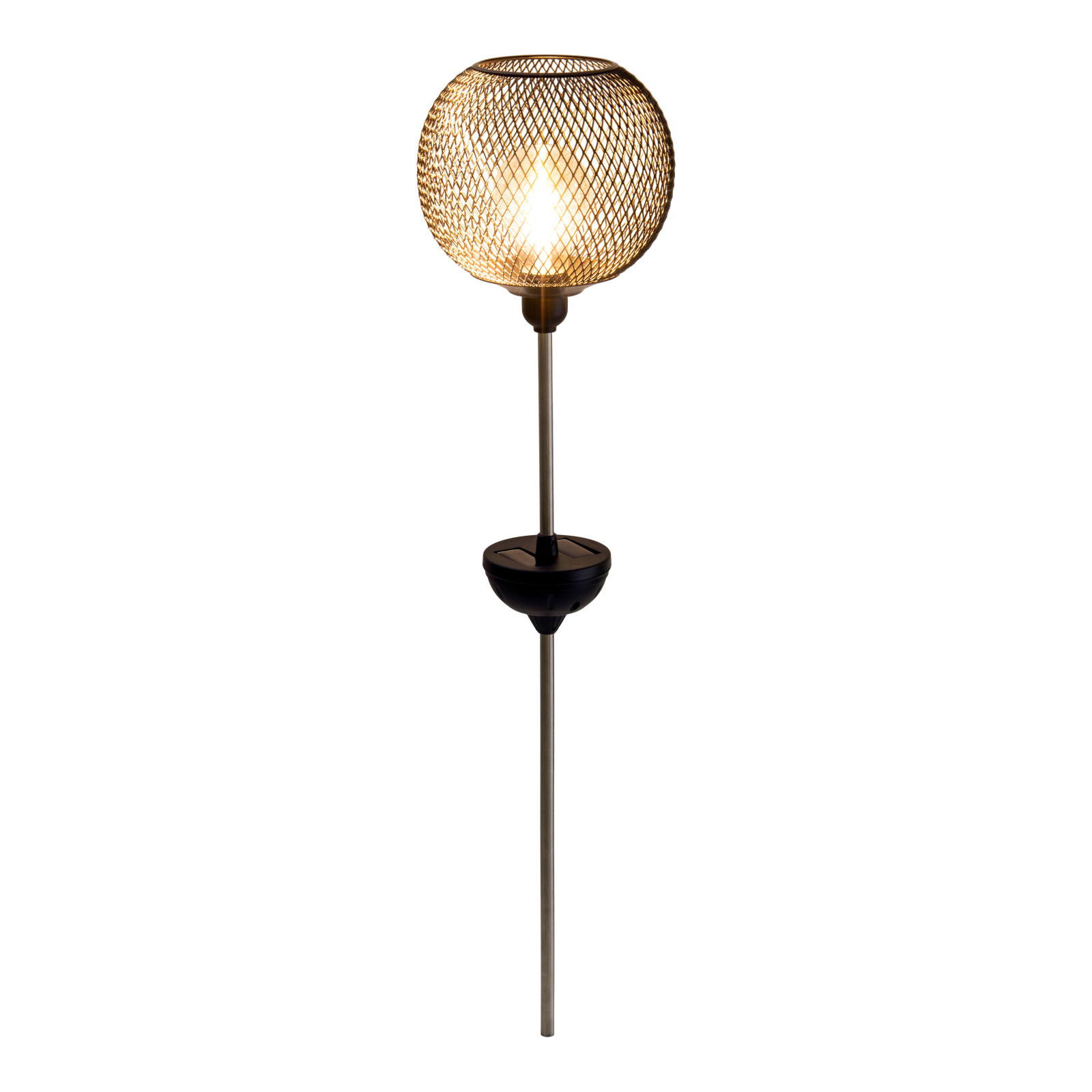 LED-Solar-Erdspieß GELI - schwarz - 85 cm