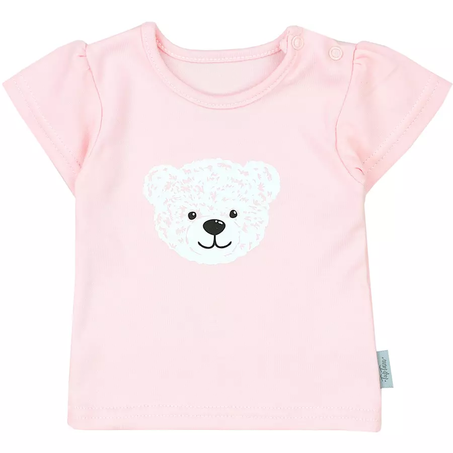 TupTam Baby Mädchen Kurzarm T-Shirt 5er Set rosa Modell 1