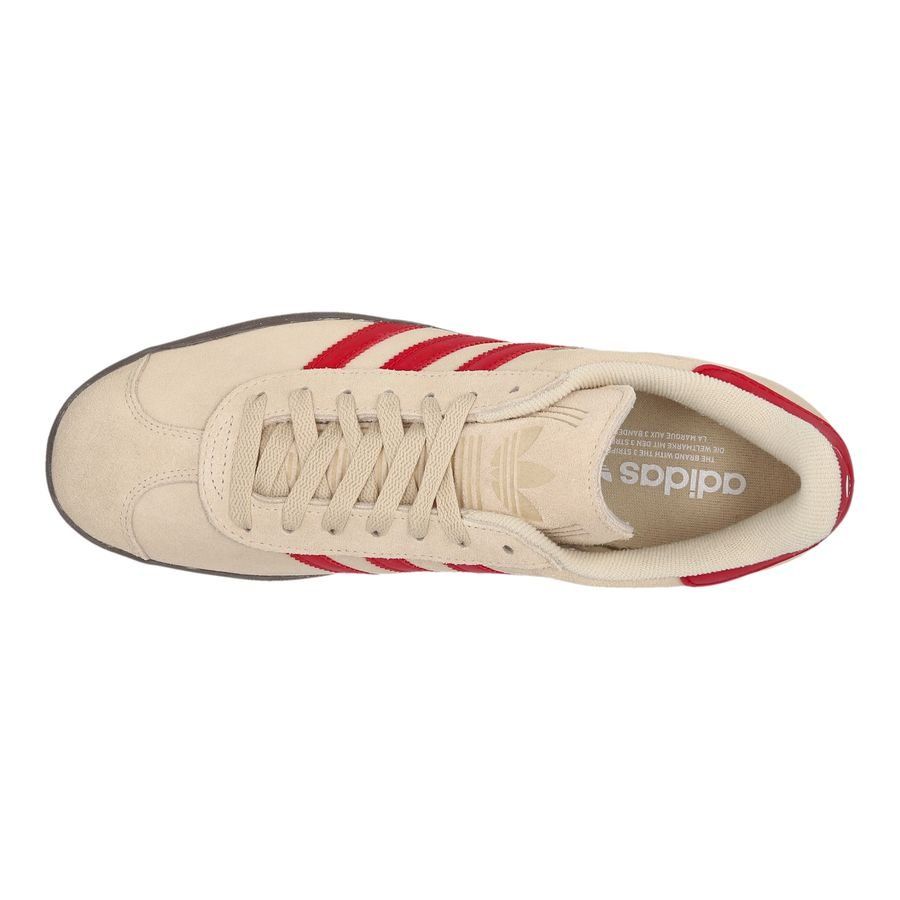 adidas Originals Chaussures Gazelle - Beige/Rouge/Blanc