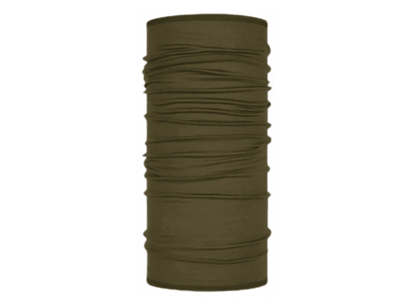 Buff Merino lightweight nekwarmer - Solid Bark
