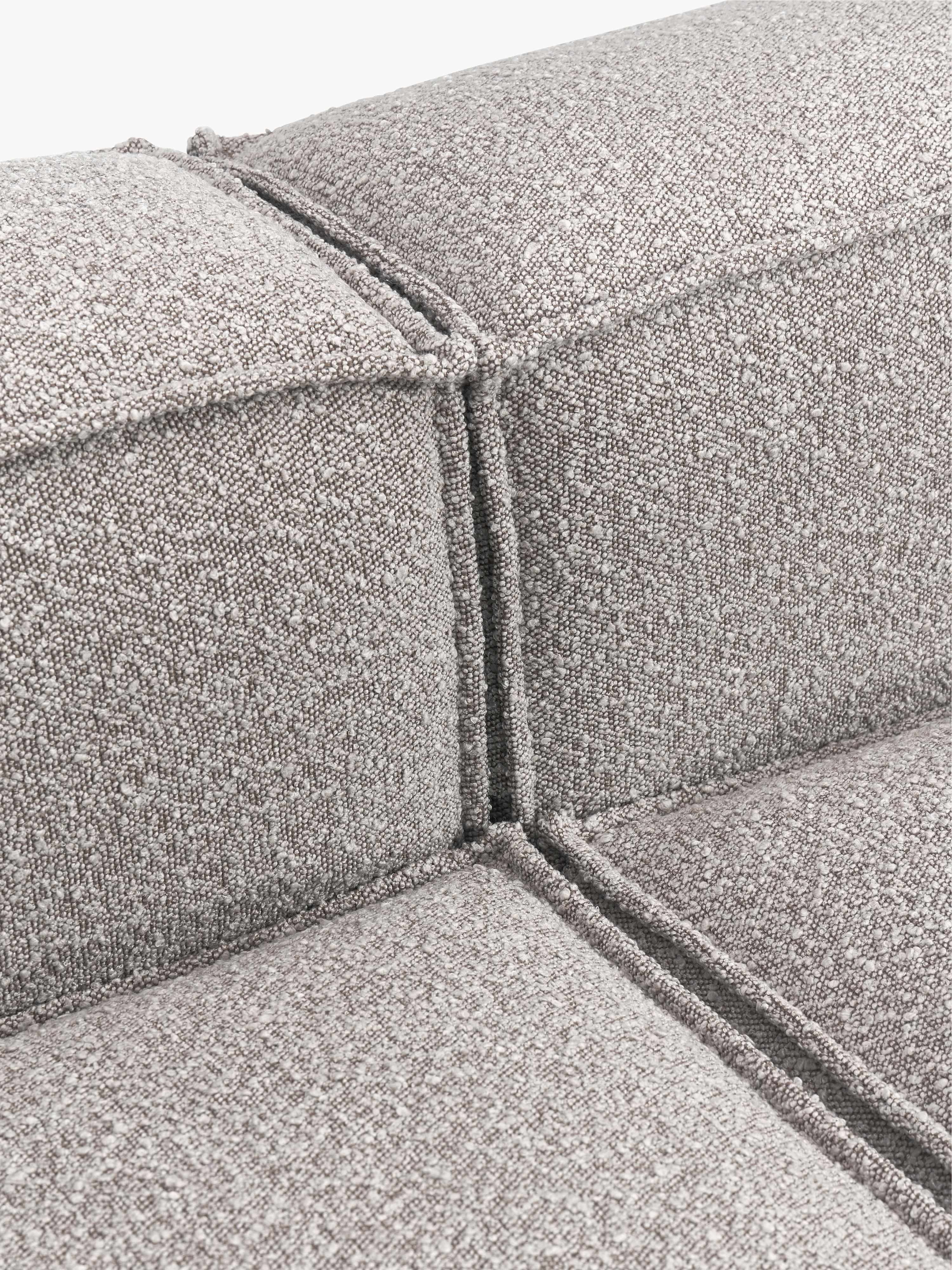 Modulaire U-bank Lennon uit bouclé