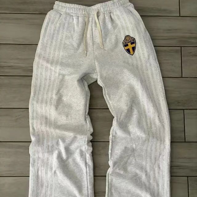 Jerolenea - Set: Applicatie Hoodie met Rits + Gestreepte Rechte Broek met Trekkoord in de Taille