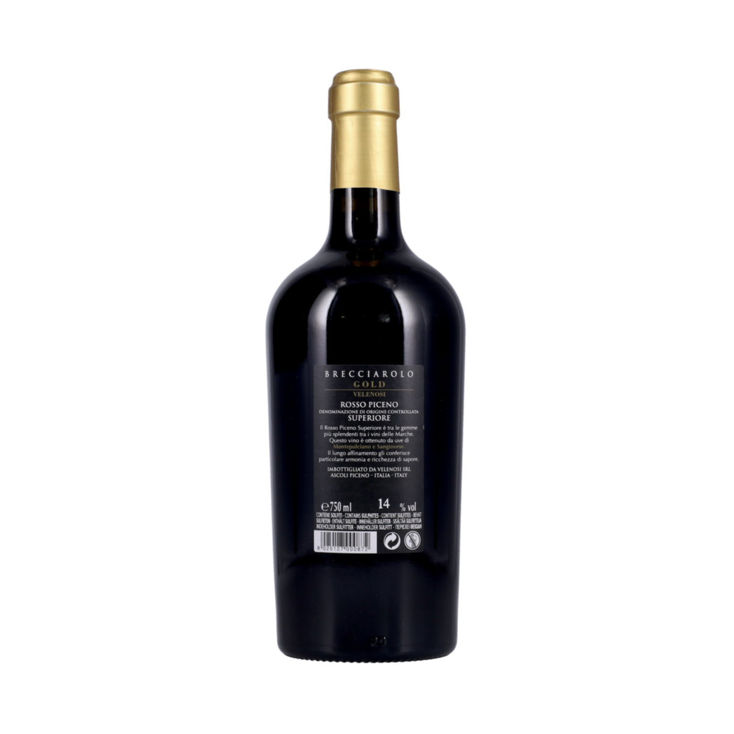 Marken DOC Brecciarolo Gold Rosso Piceno Superiore Velenosi Vini -75cl