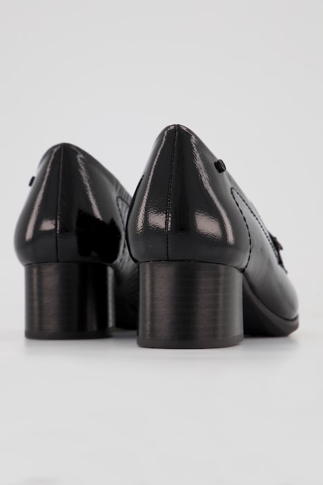 Leder-Pumps, Jana Shoes, Zierspange, Weite H