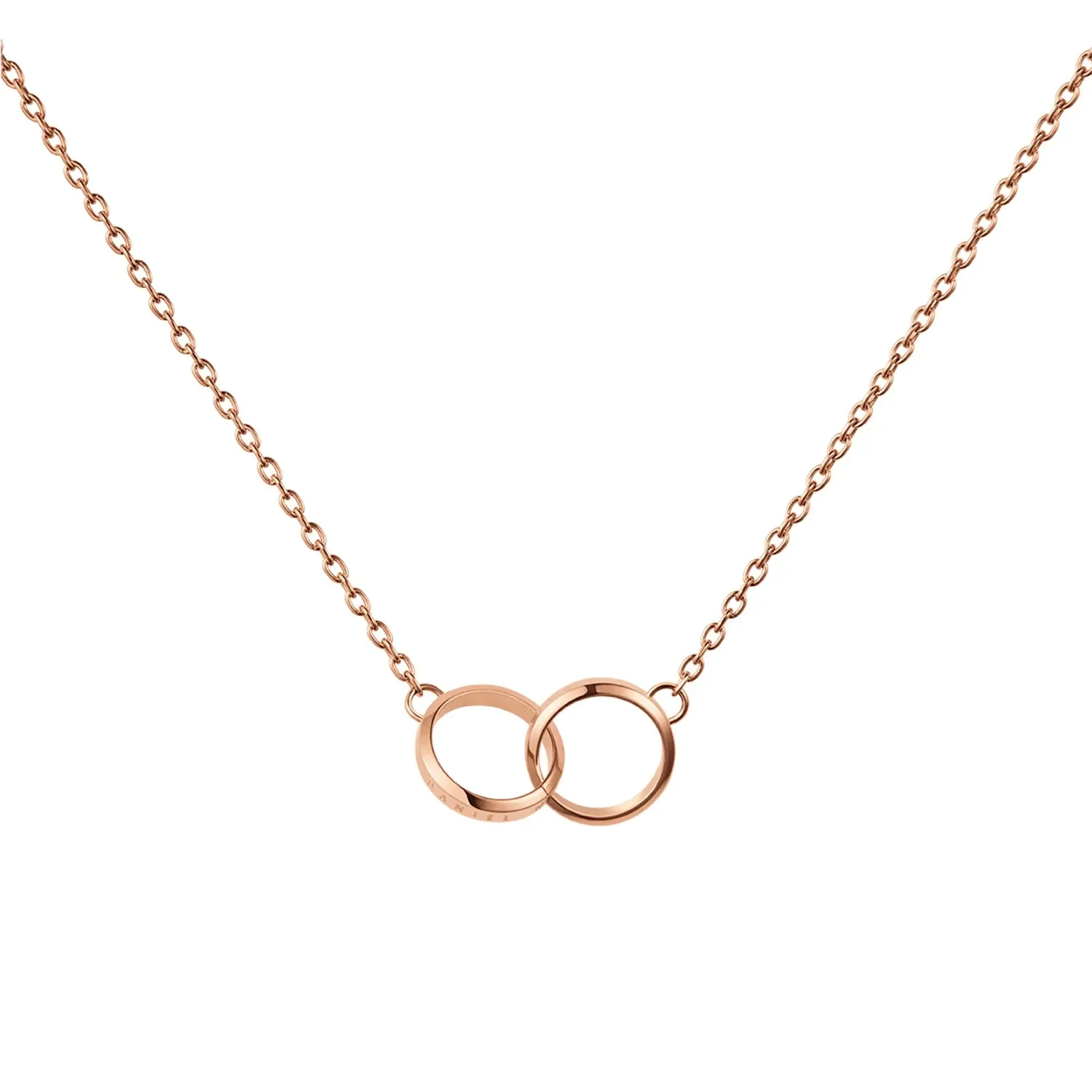 Daniel Wellington Halskæde Rosaforgyldt Sølv DW00400166