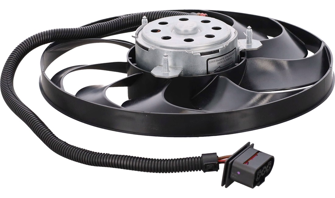 Ventilator, motorkøling