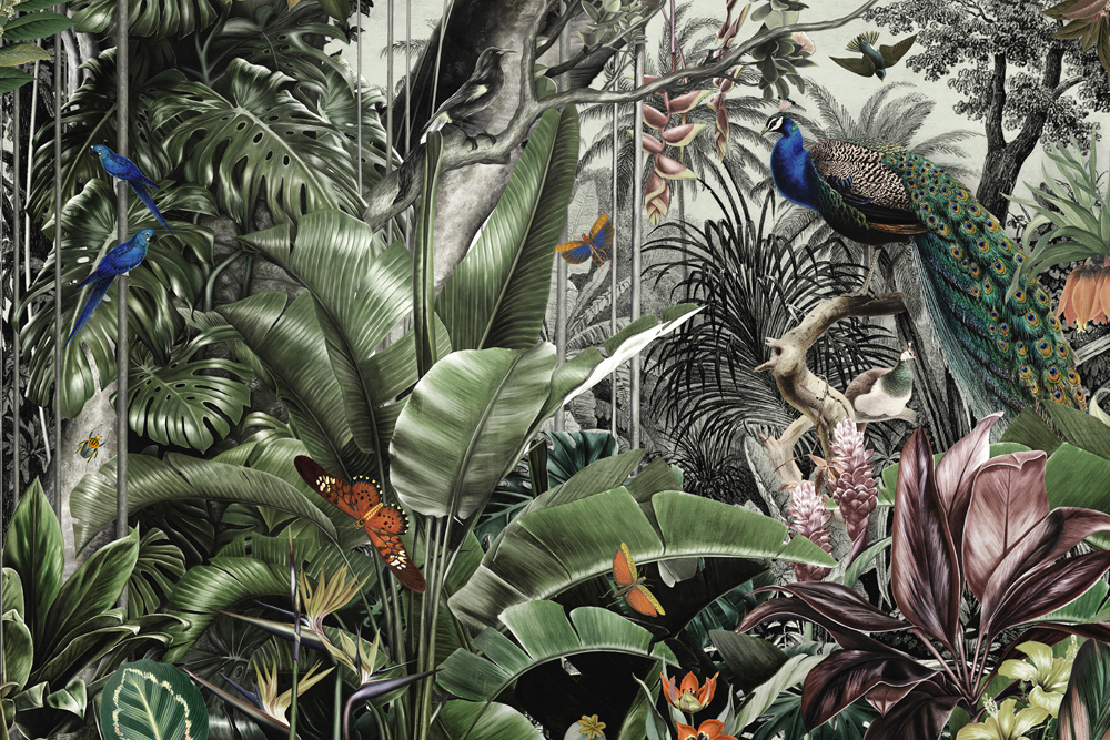 Akustikbild DSCHUNGEL PARADIES 80x120cm, 7kg