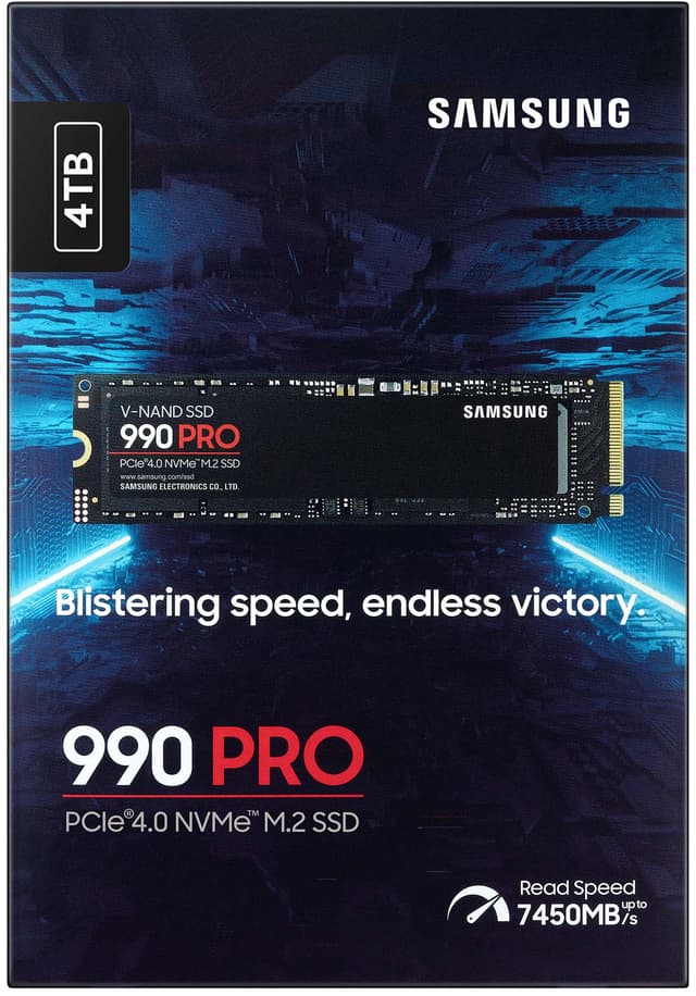Samsung 990 PRO intern SSD (4TB)