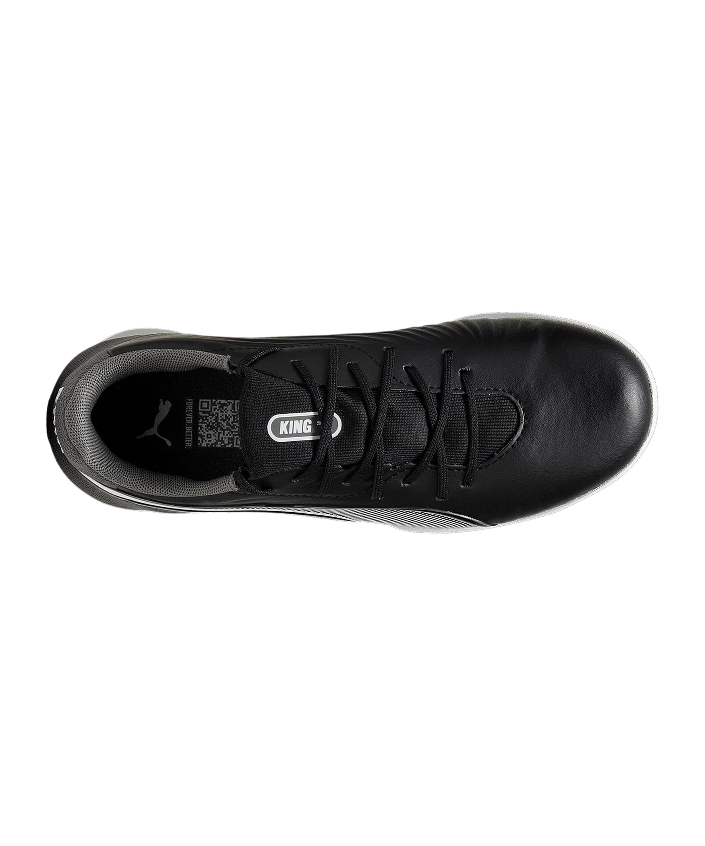 PUMA KING Match IN Eclipse Kids Schwarz Weiss F01