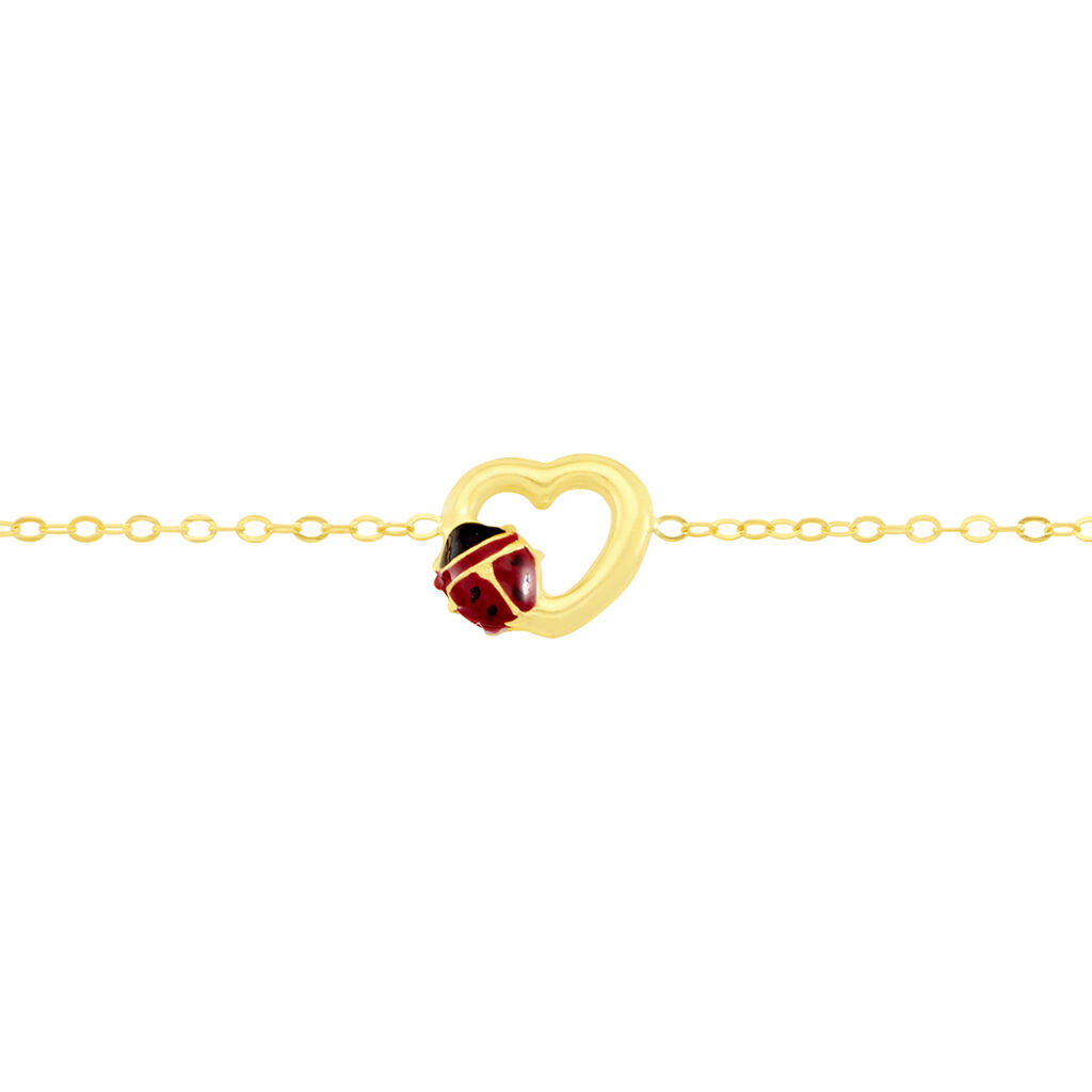 Bracelet Hydrangee Or Jaune