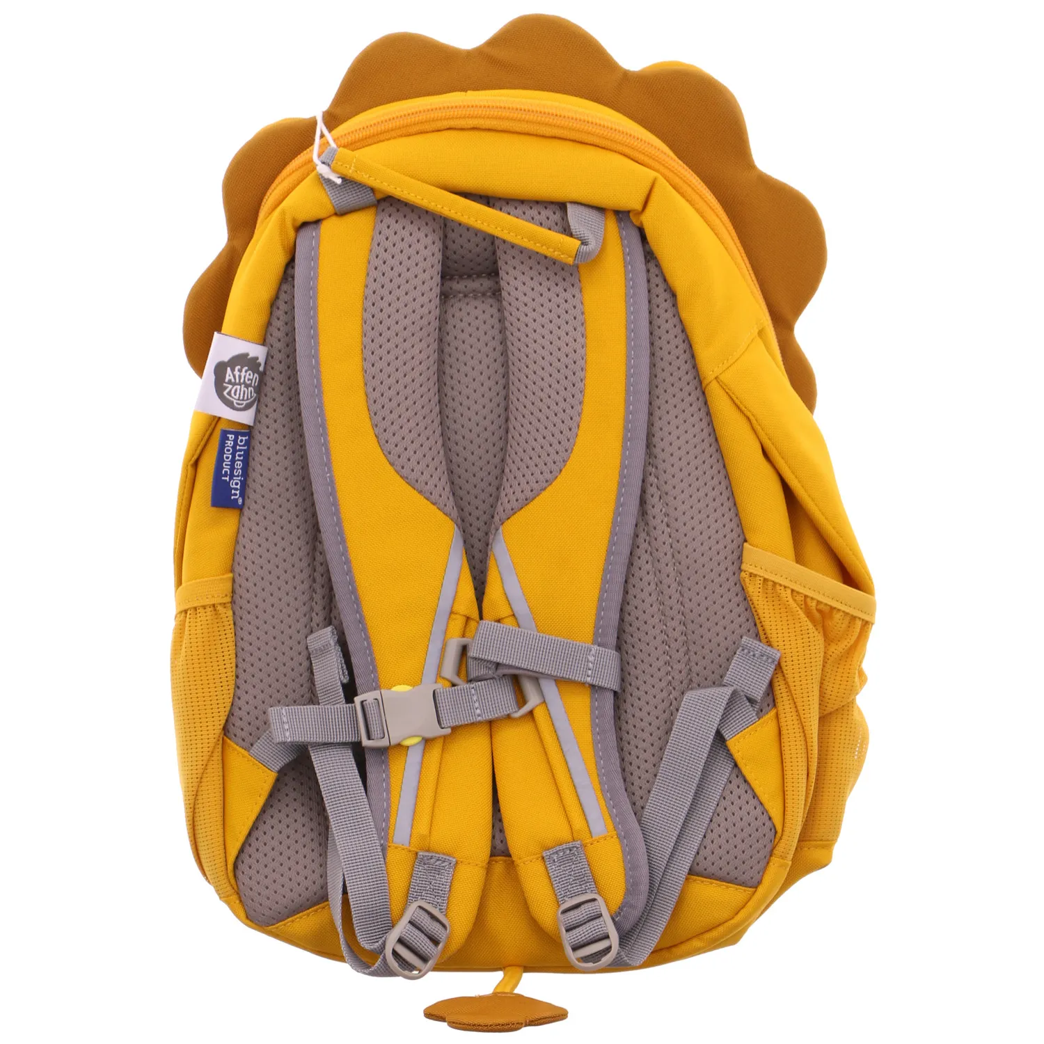 AFFENZAHN Aktionen Gelb Textil  Kinderrucksack 8L
