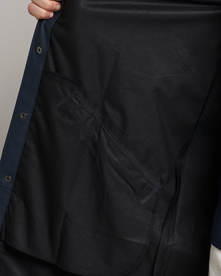 RAINS Long Jacket Navy