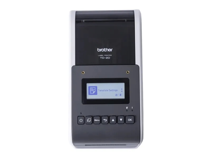 Brother TD-2350D203 - Mærkat/kvitteringsprinter - S/H - direkte termisk - Rulle (6,3 cm) - 203 dpi - op til 152.4 mm/sek. - Wi-Fi(n), Bluetooth 5.2, LAN, USB 2.0, USB vært