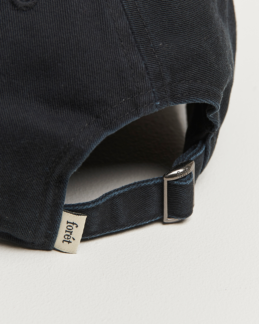 Forét Hawk Washed Cap Black