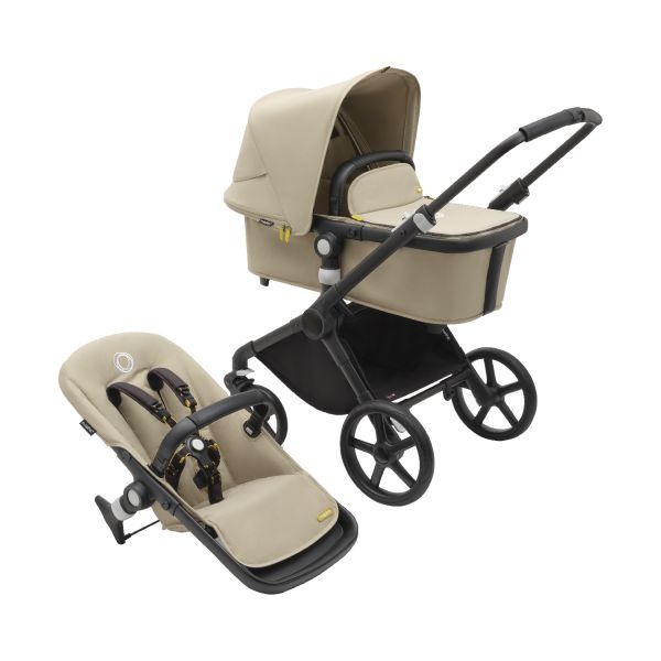 Bugaboo Fox Cub Kinderwagen 2-in-1 - Black / Desert Beige