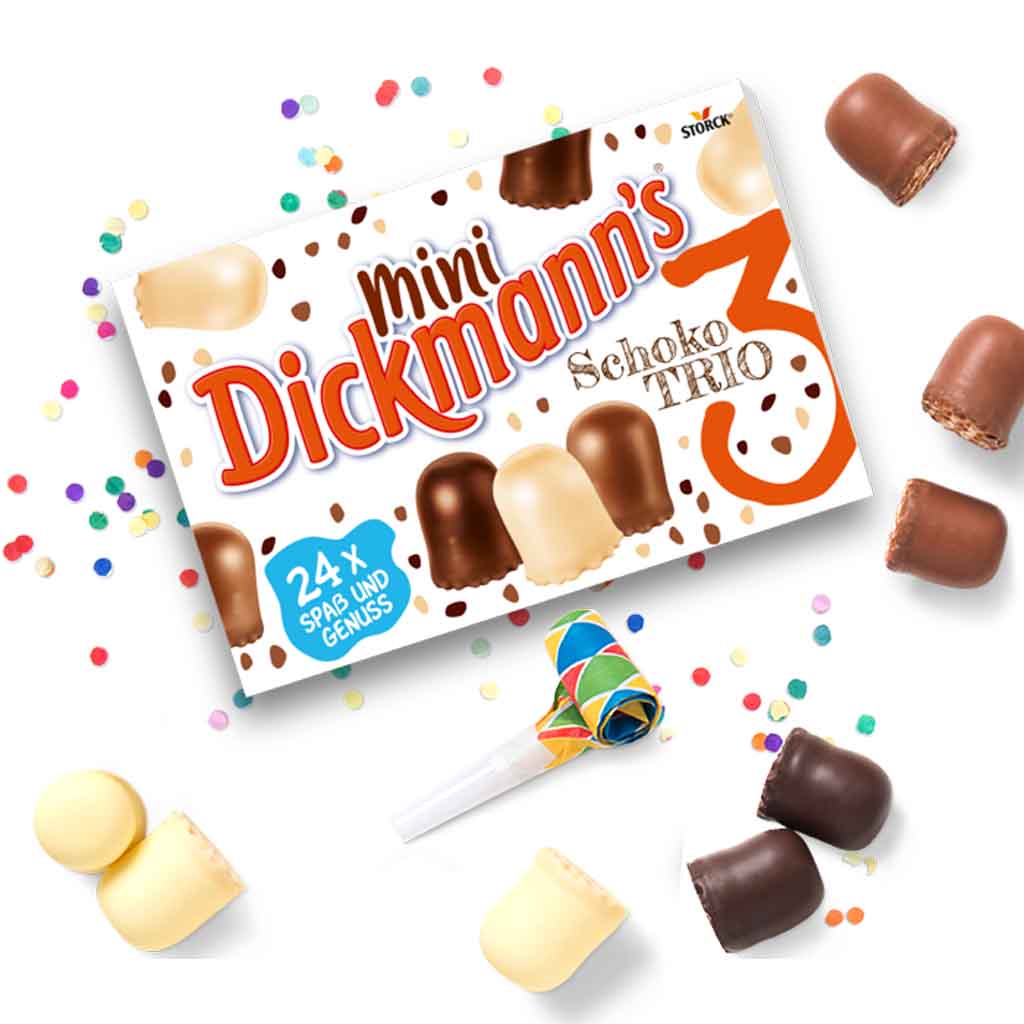 mini Dickmanns Schoko Trio 24er 200g MHD:25.12.24