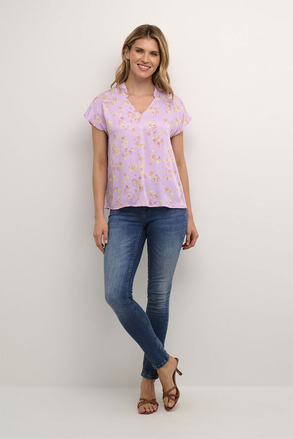 Culture CUbillie Capsleeve Lavender flower
